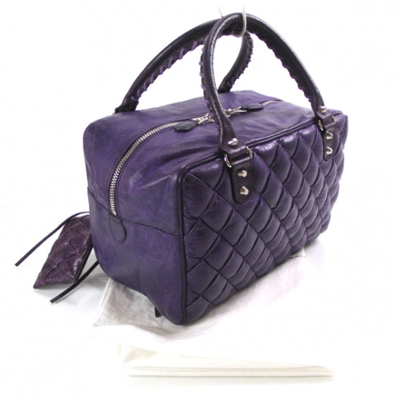 Balenciaga Chevre Quilted Matelasse Violet 3 of 10