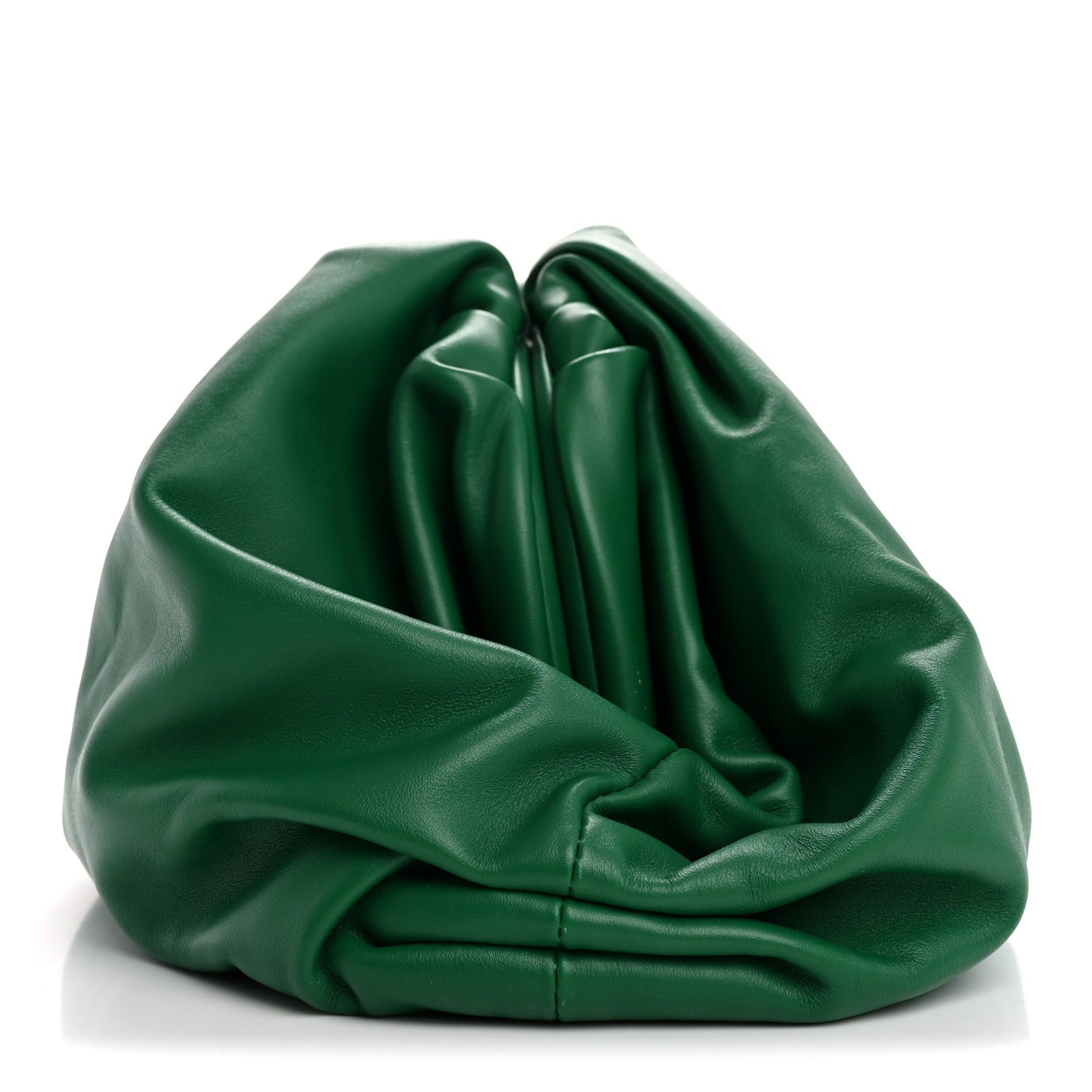 Smooth Butter Calf The Pouch Oversized Clutch Racing Green