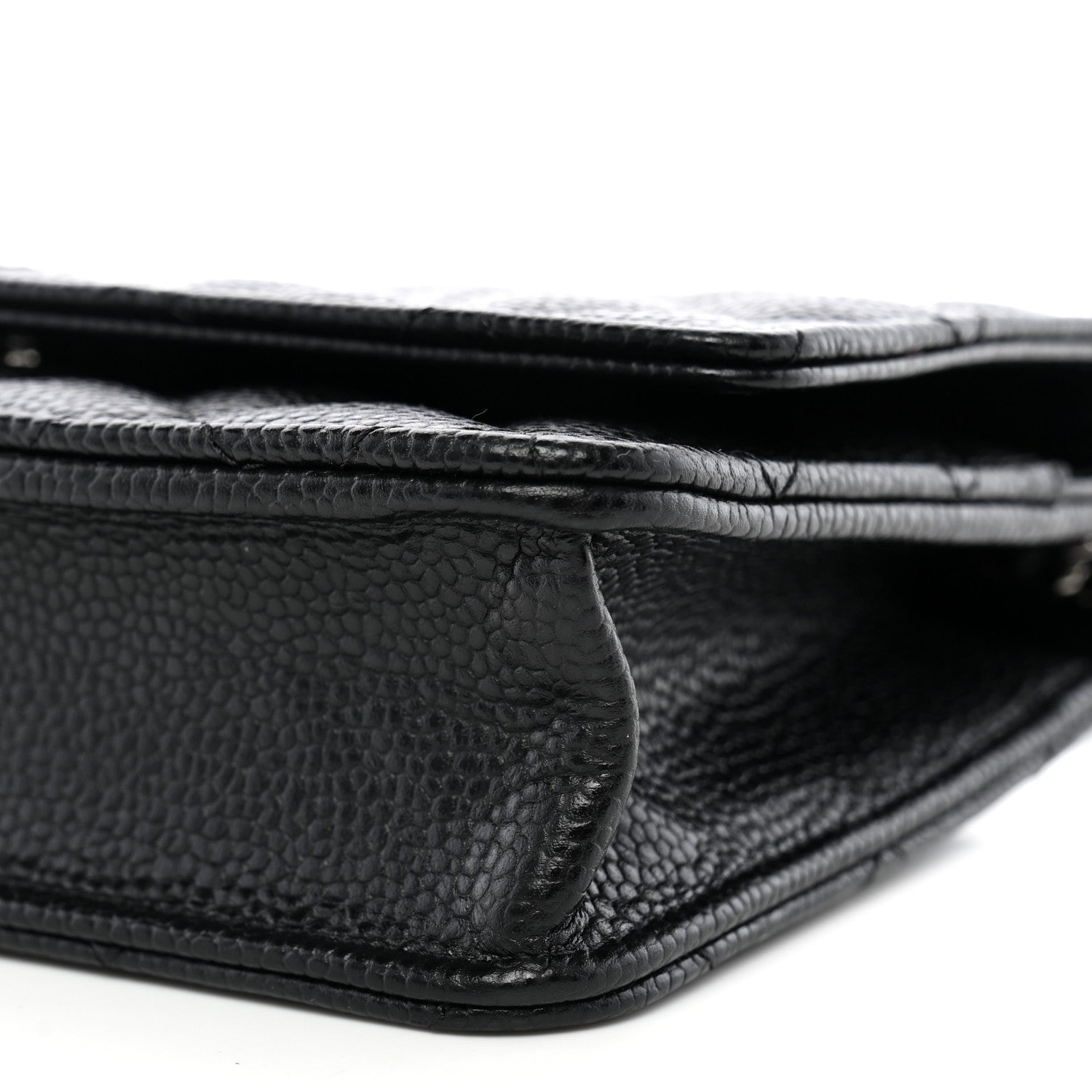 Chanel Caviar Quilted Wallet on Chain WOC Black 11 of 12