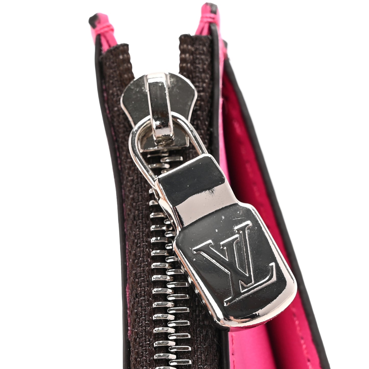 Monogram Calfskin Coin Card Holder Rose