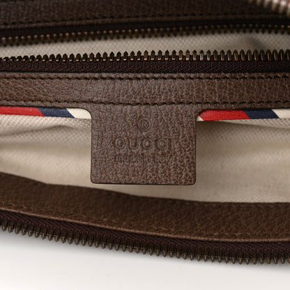 Gucci Soft GG Supreme Monogram Courrier Web Medium Flat Messenger Bag Beige New Acero Multicolor 6 of 12
