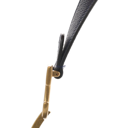 Christian Dior Grained Calfskin Saddle Bag Navy 11 of 13