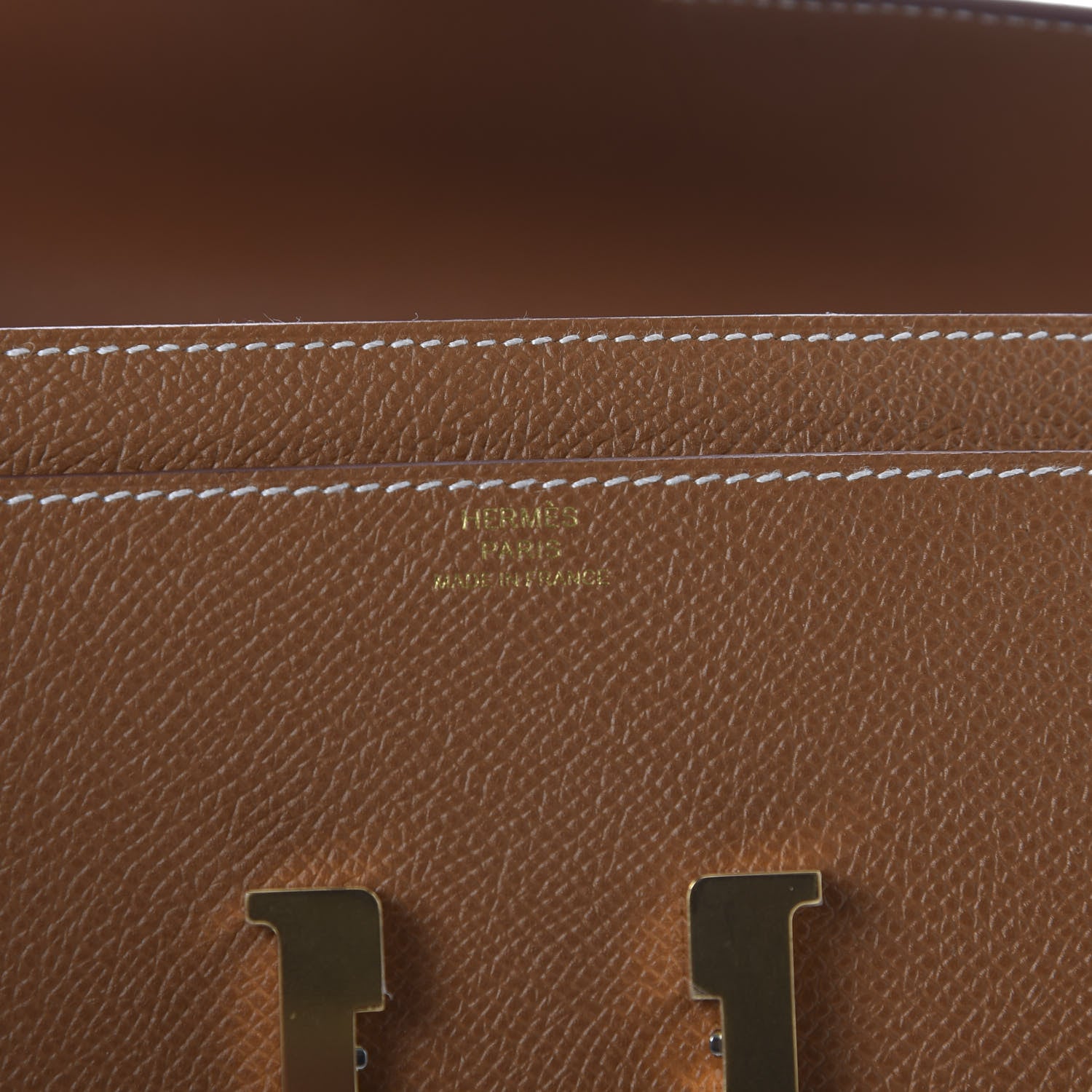 Hermes Epsom Constance Long Wallet To Go Gold 8 of 10