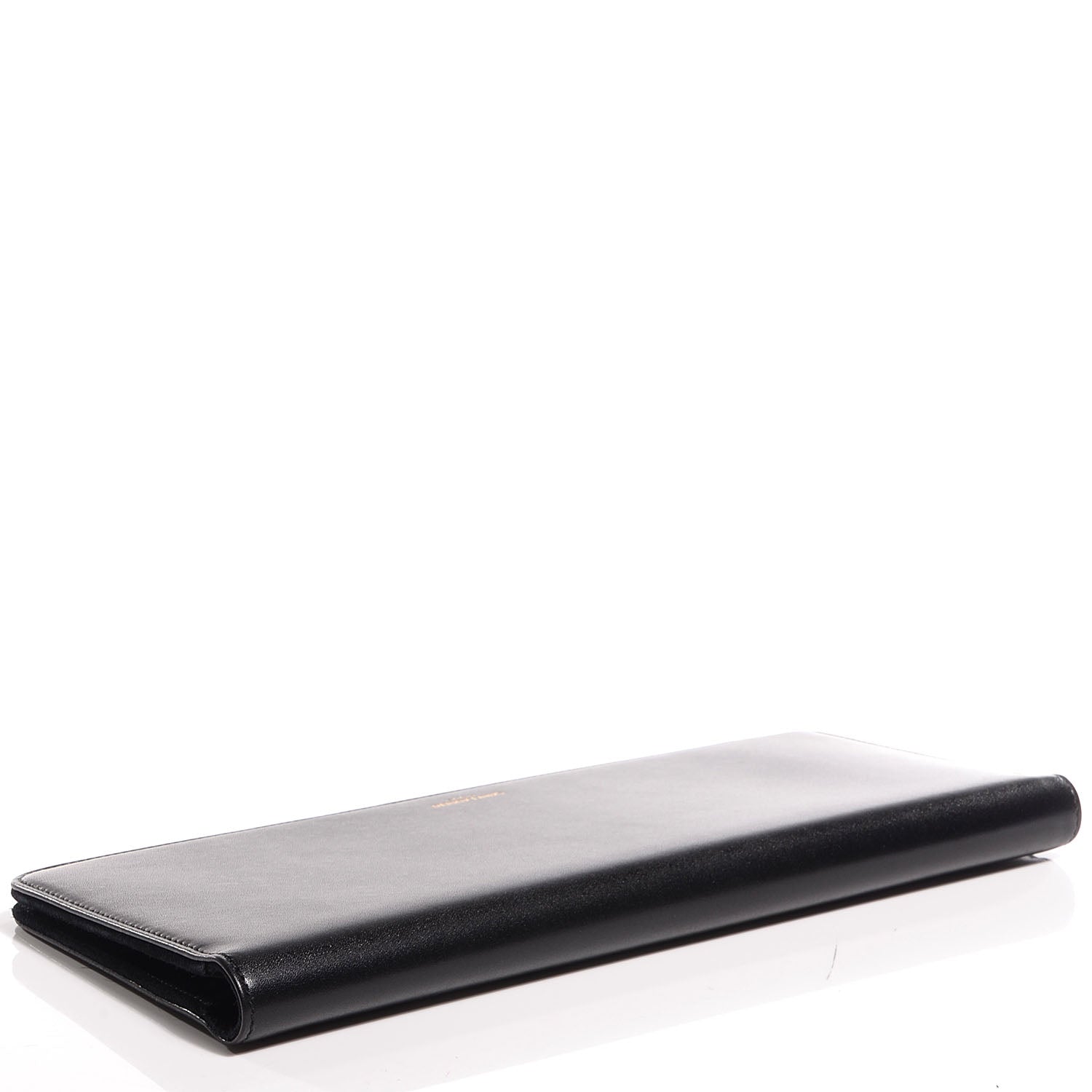 Saint Laurent Veau Leather Suede Travel Wallet Black 4 of 7