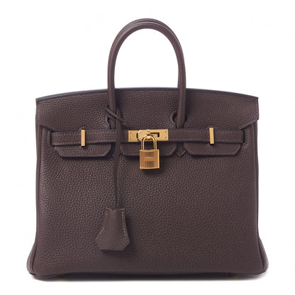 Hermes Togo Birkin 25 Chocolate 1 of 33