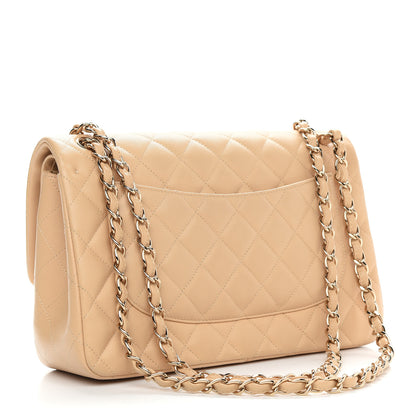 Chanel Caviar Quilted Jumbo Double Flap Beige Clair 3 of 10