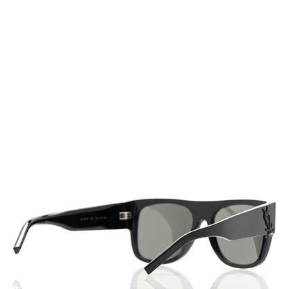 Saint Laurent Acetate Square Sunglasses SL M16 Black 4 of 8