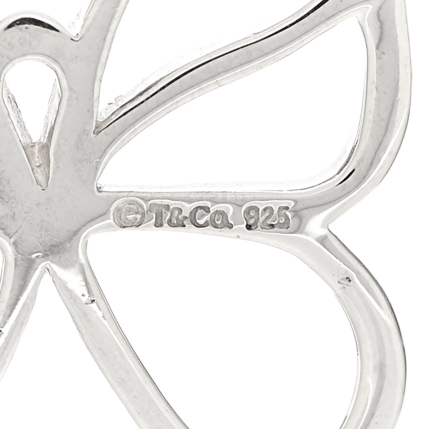 Sterling Silver Open Butterfly Pendant