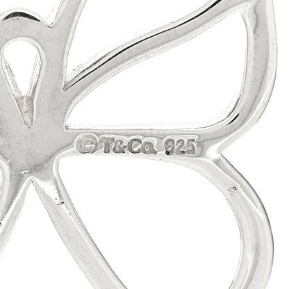 Tiffany Sterling Silver Open Butterfly Pendant 3 of 3