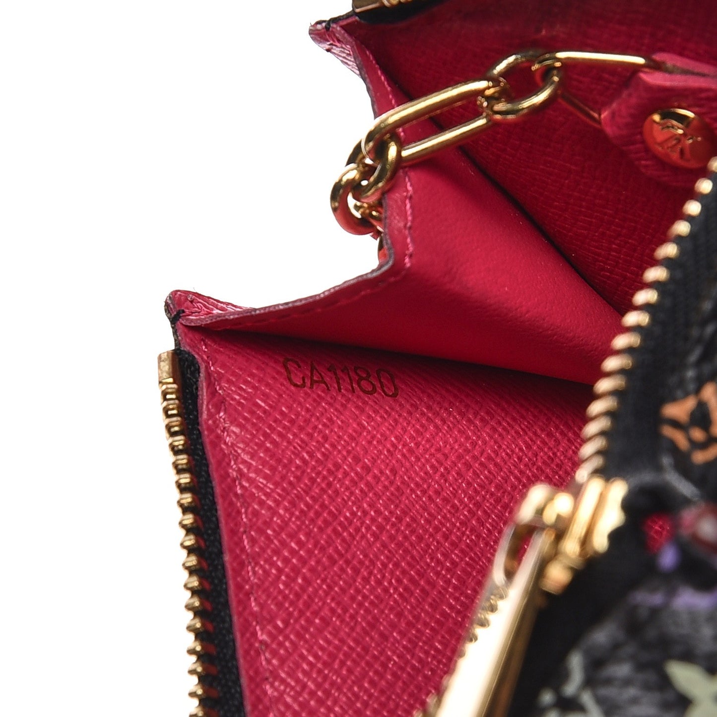 Monogram Multicolor Key Pouch Black Grenade