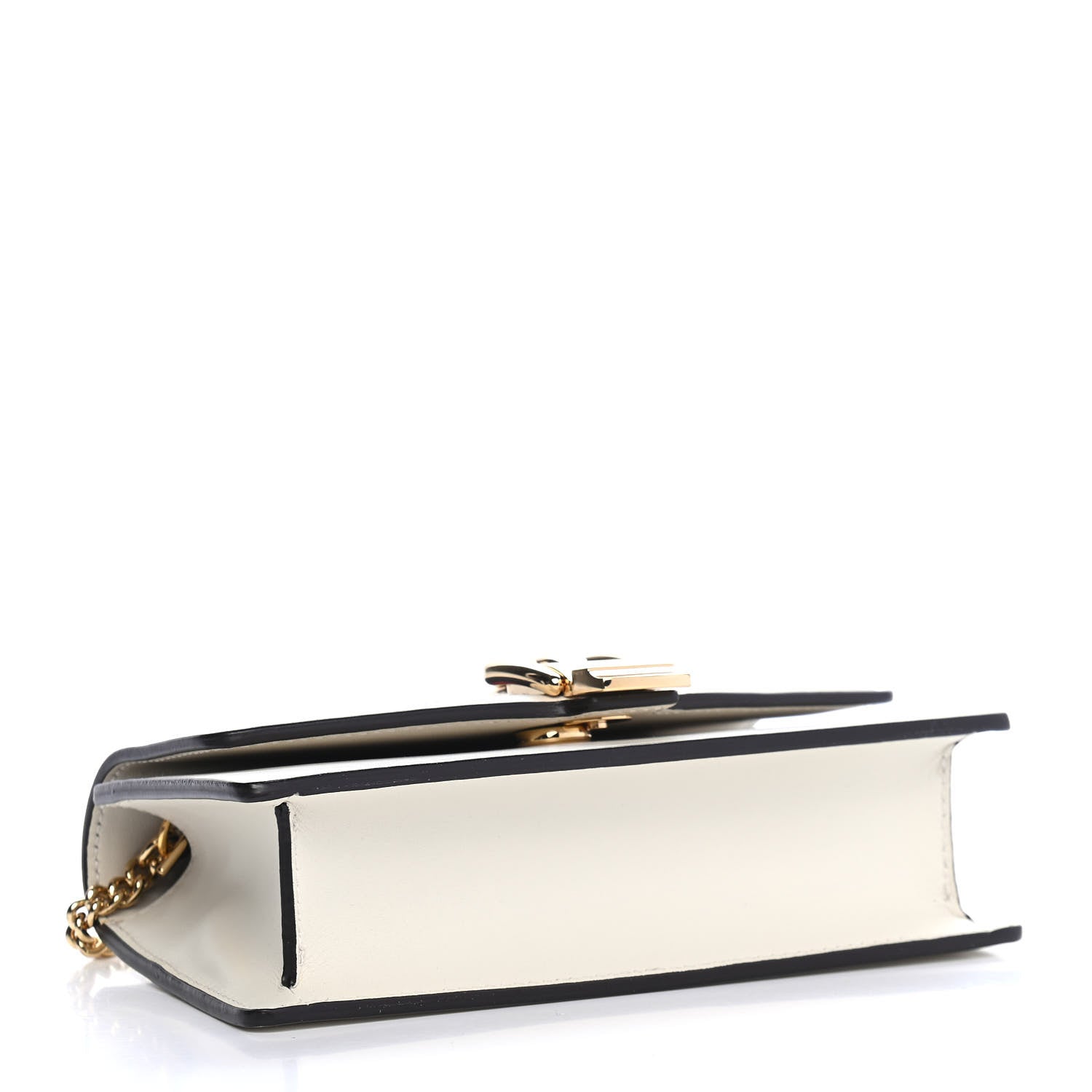 Gucci Calfskin Super Mini Sylvie Chain Shoulder Bag White 4 of 9