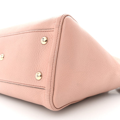 Gucci Pebbled Calfskin Small Soho Top Handle Bag Light Pink 10 of 15