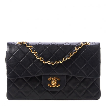 Chanel Lambskin Quilted Small Double Flap Black 1 of 10
