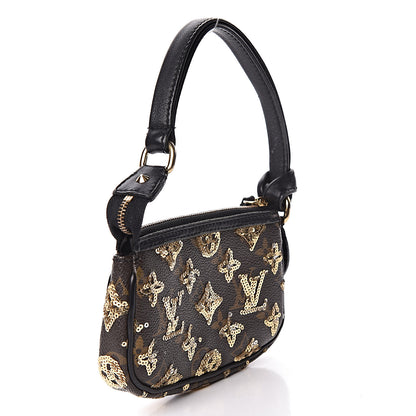 Louis Vuitton Monogram Sequins Eclipse Pochette Gold 3 of 20