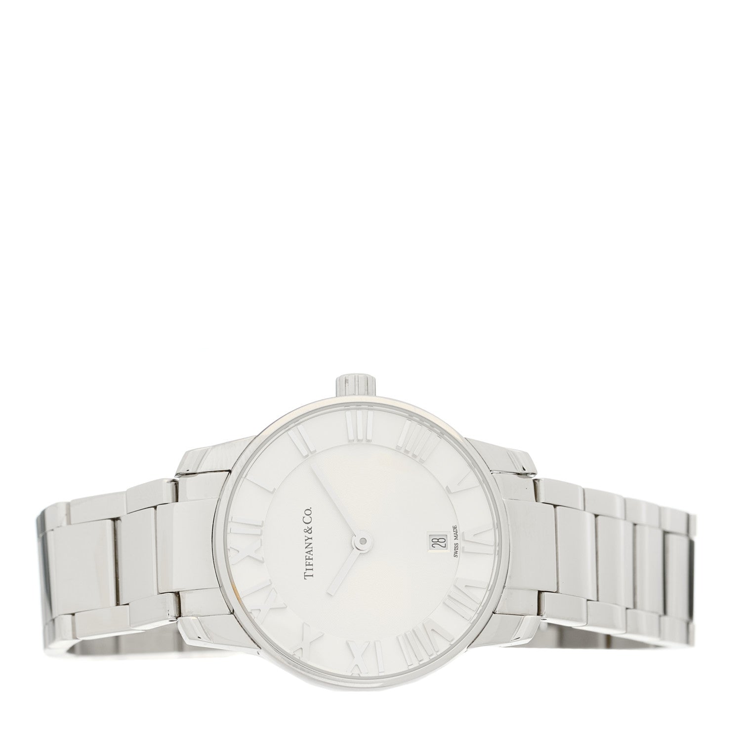 Tiffany Stainless Steel 29mm Atlas 2-Hand Quartz Watch 2 of 4