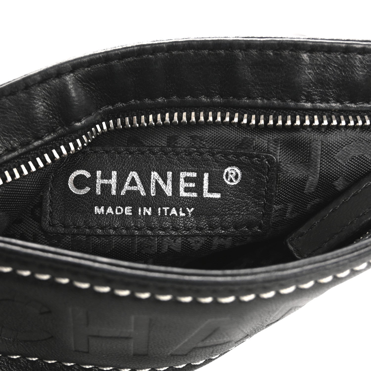 Chanel Lambskin Lax Pochette Black 6 of 12
