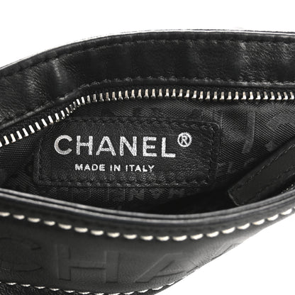 Chanel Lambskin Lax Pochette Black 6 of 12