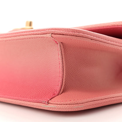 Chanel Caviar Quilted Small Sunset On The Sea Flap Coral 10 of 10