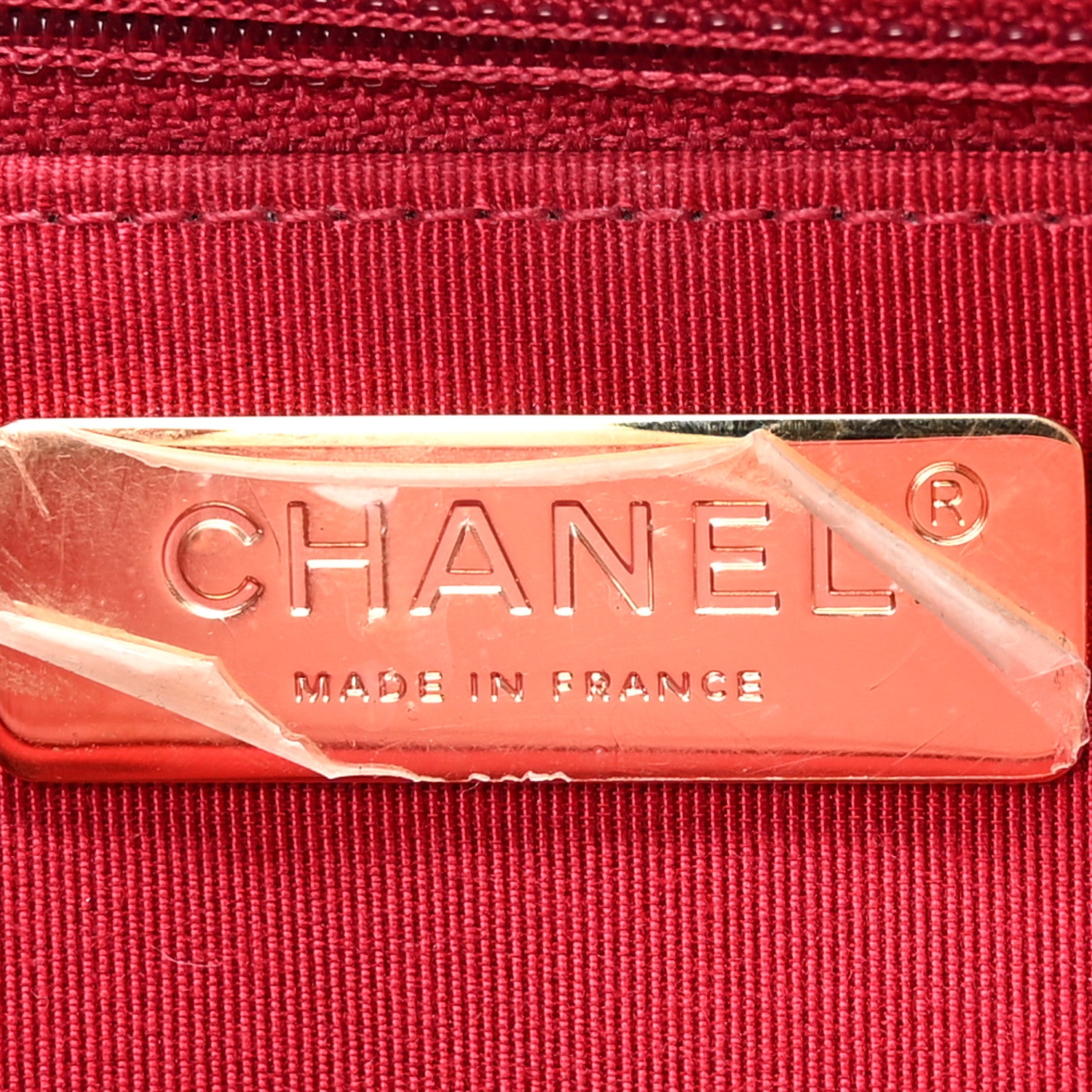 Chanel Goatskin Quilted Large Chanel 19 Flap Red 6 of 10