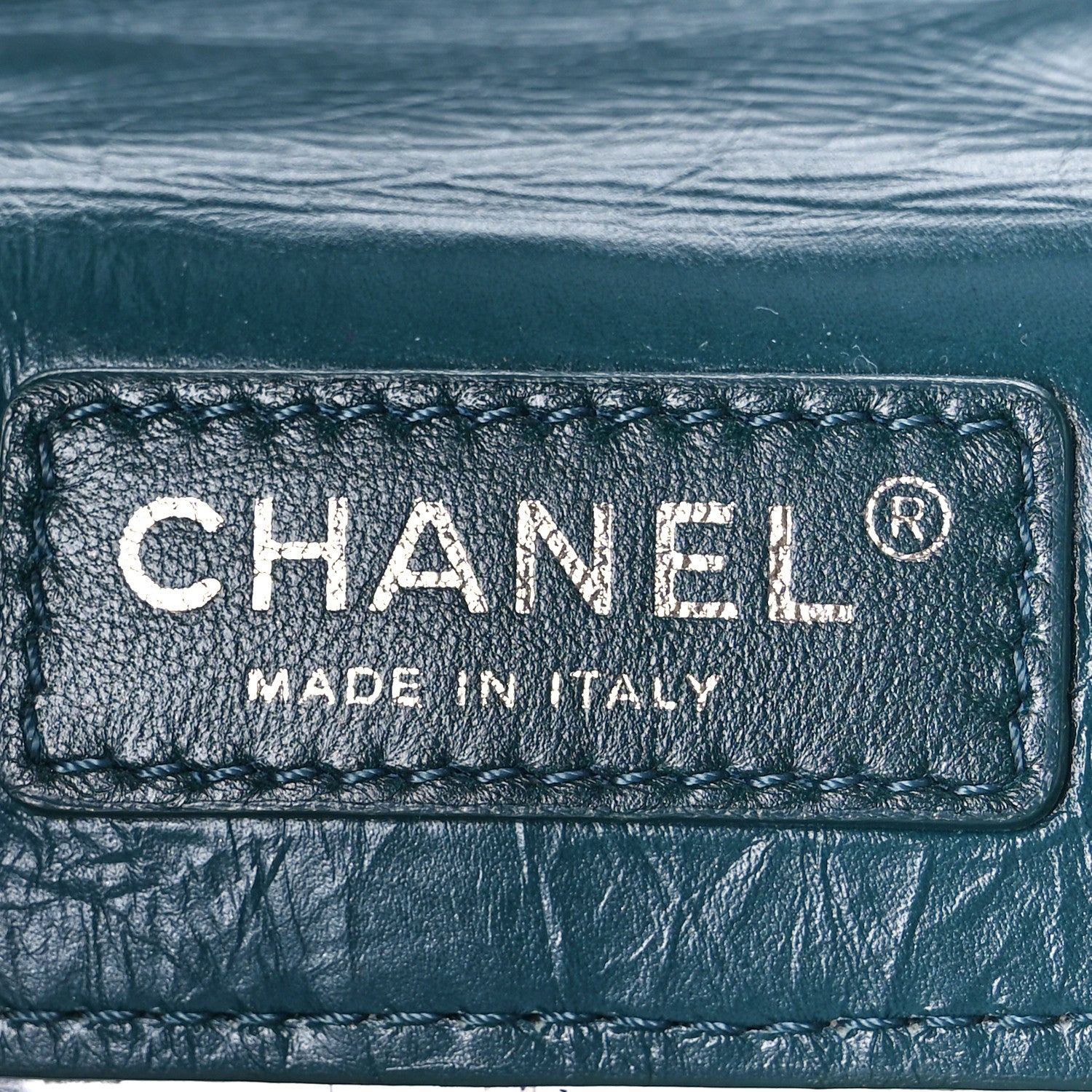 Chanel Crumpled Calfskin PVC Quilted Backpack Green 6 of 10