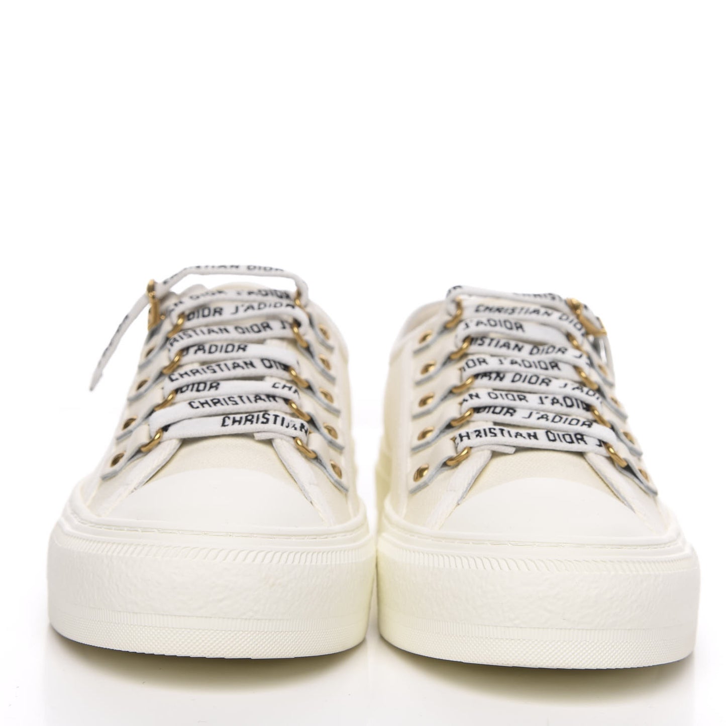 Canvas Walk'n Dior Low Top Sneakers 36 White