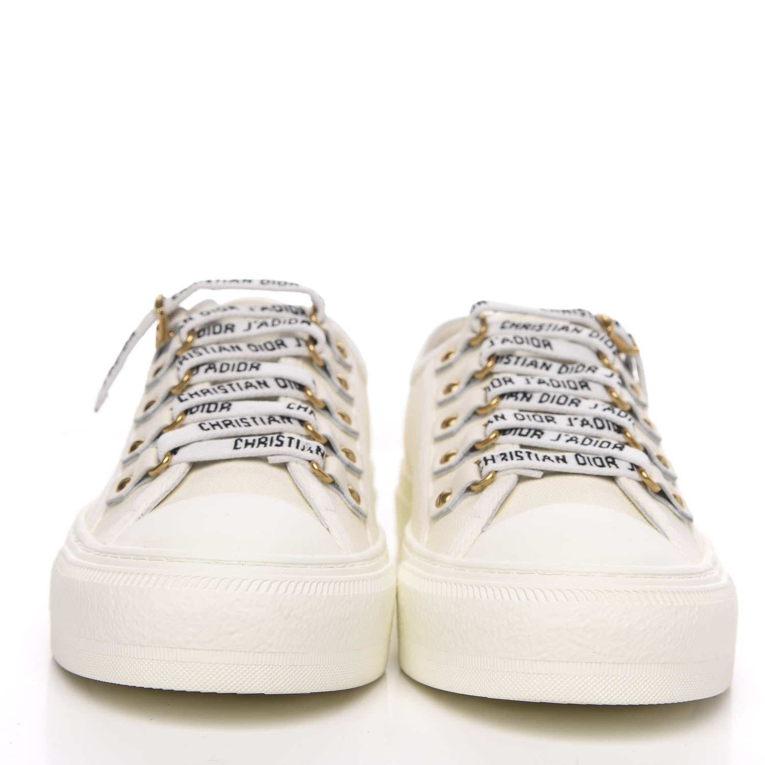 Christian Dior Canvas Walk'n Dior Low Top Sneakers 36 White 2 of 9