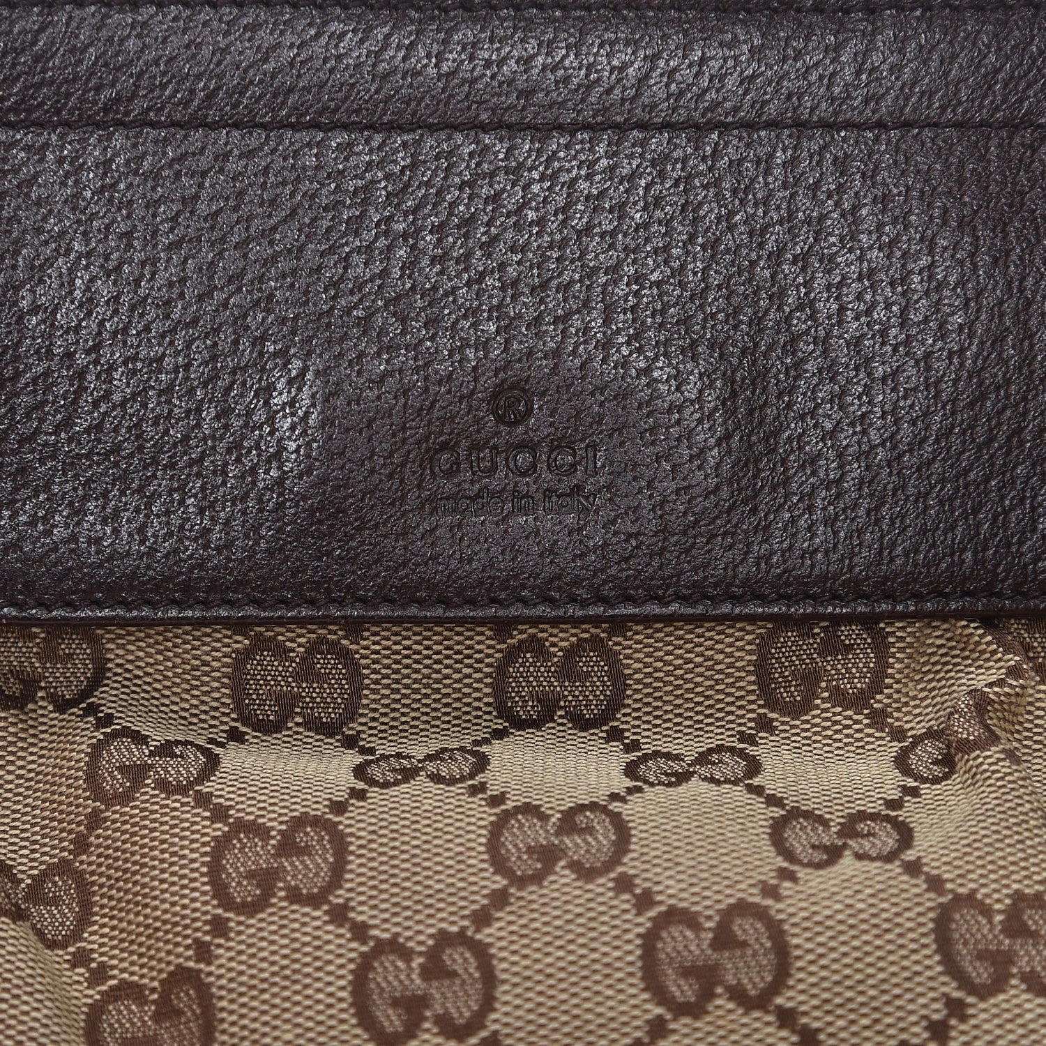 Gucci Monogram Web Belt Bag Dark Brown 6 of 8