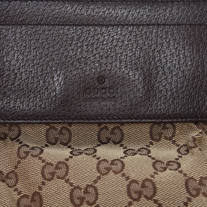 Gucci Monogram Web Belt Bag Dark Brown 6 of 8