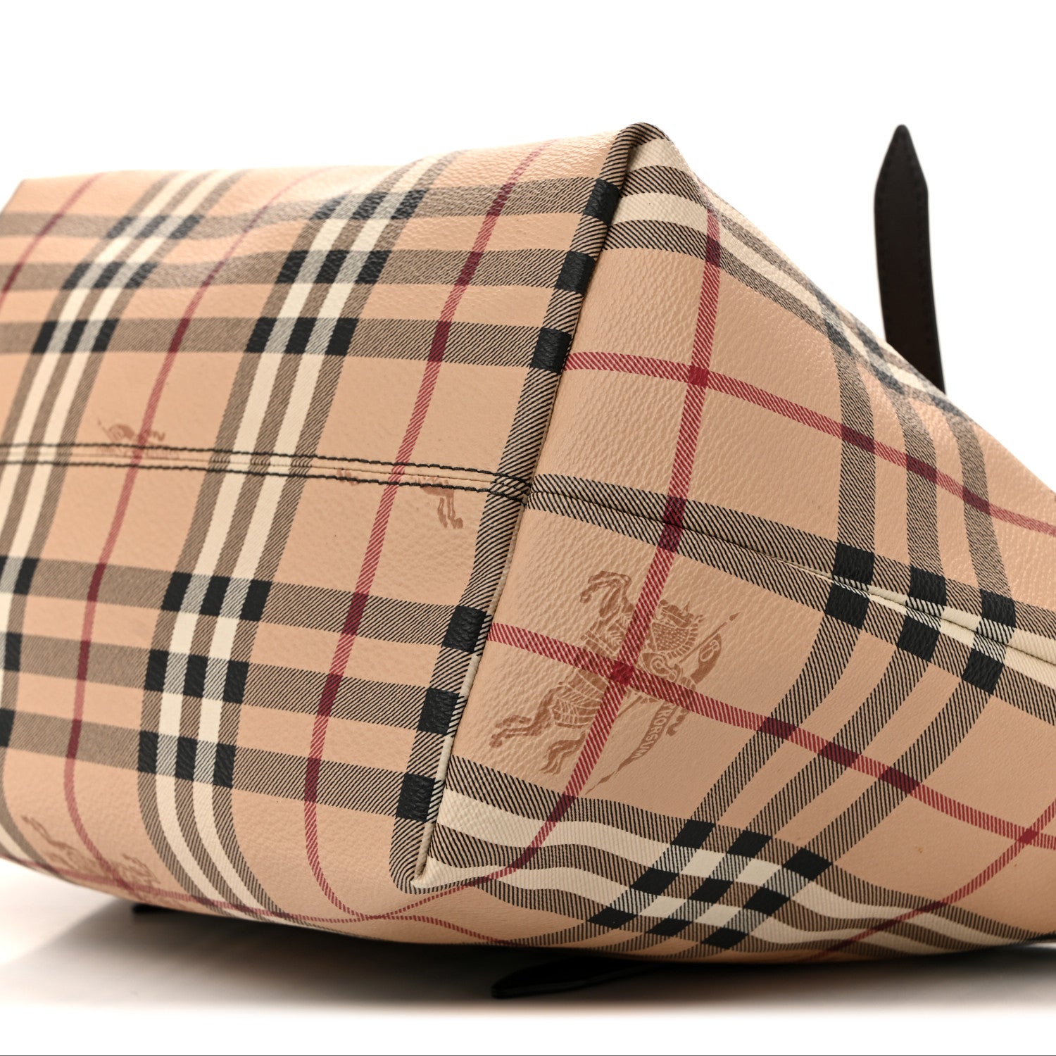 Burberry Haymarket Check Small Salisbury Tote Chocolate 11 of 14