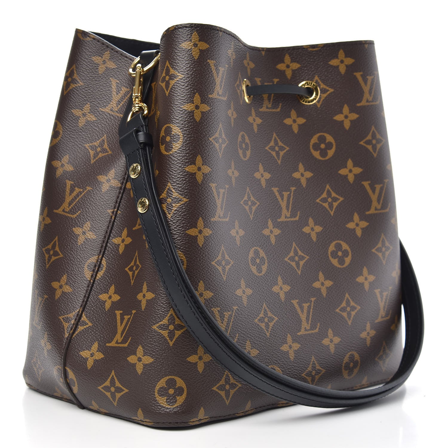 Louis Vuitton Monogram Neonoe MM Black 3 of 9