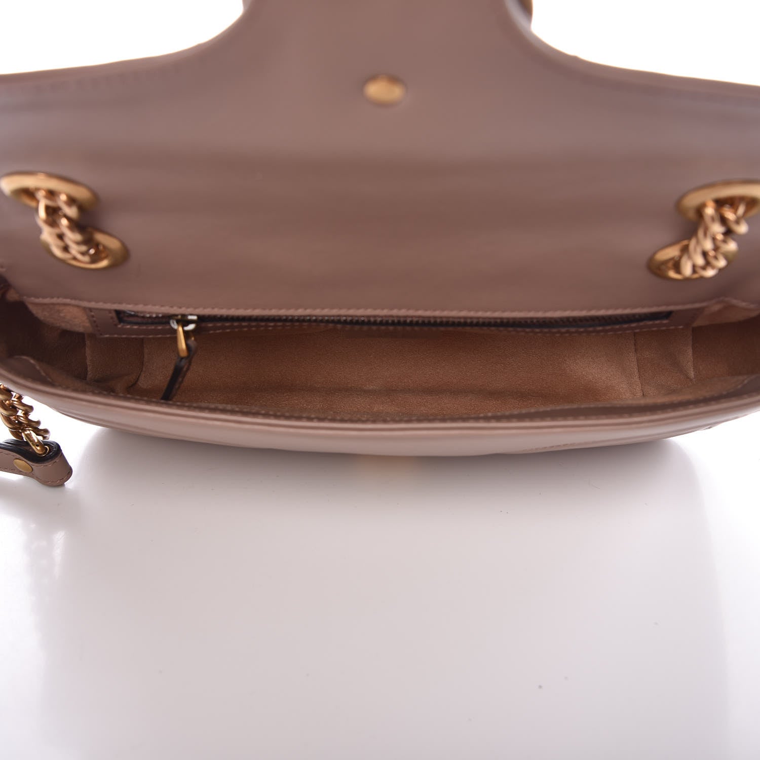 Gucci Calfskin Matelasse Small GG Marmont Shoulder Bag Porcelain Rose 5 of 7