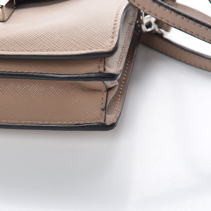 Prada Saffiano Lux Sound Shoulder Bag Cipria 14 of 15