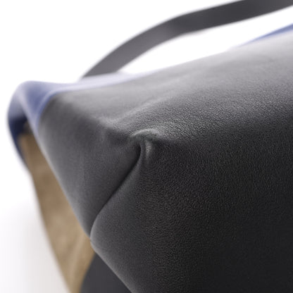 Celine Calfskin Suede All Soft Shoulder Bag Indigo 10 of 14