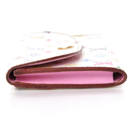 Louis Vuitton Monogram Multicolor Business Card Holder White Litchi 9 of 10