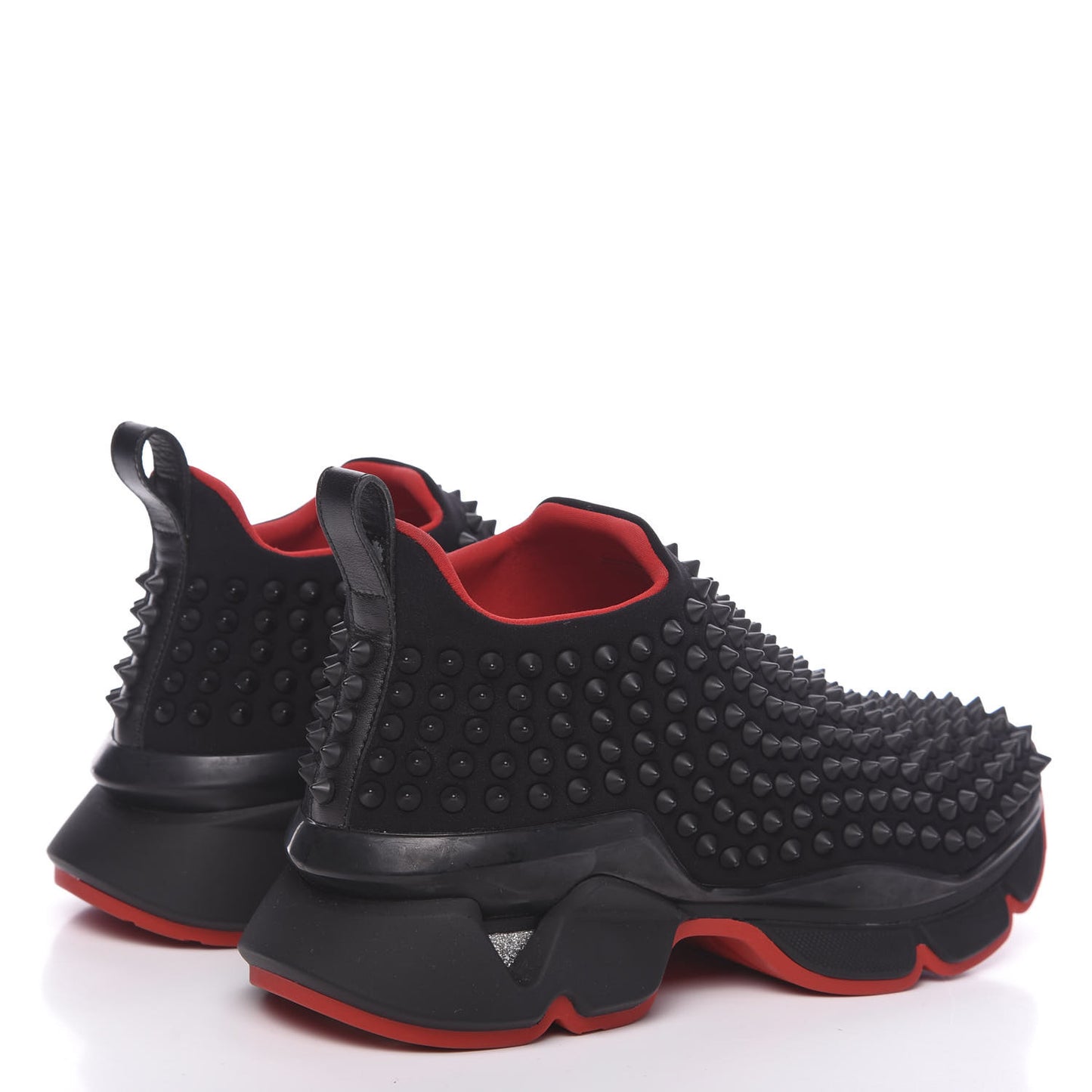 Neoprene Spike Sock Donna Flat Sneakers 37 Black