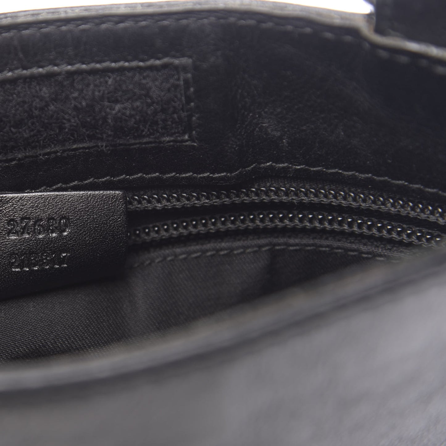 Guccissima Medium Flat Messenger Bag Black