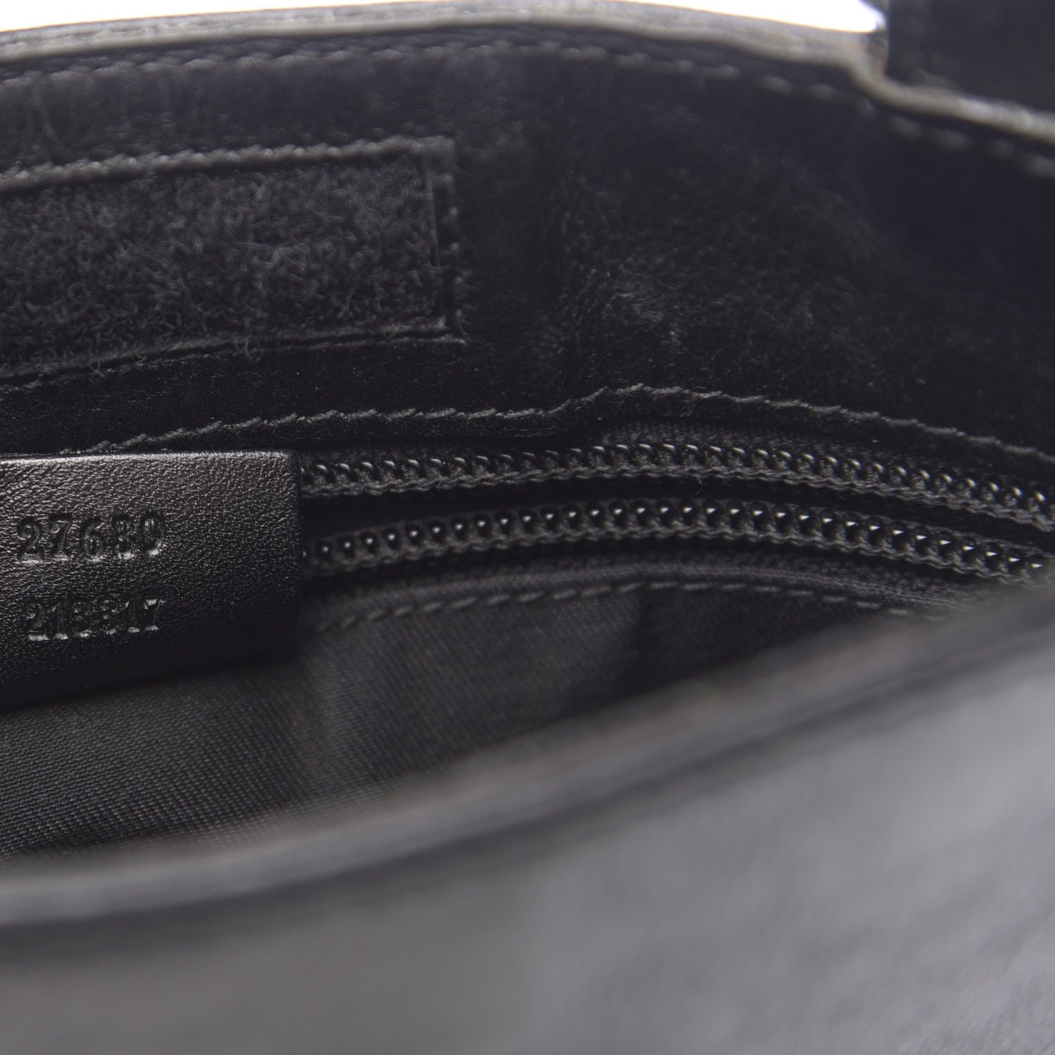 Gucci Guccissima Medium Flat Messenger Bag Black 7 of 14