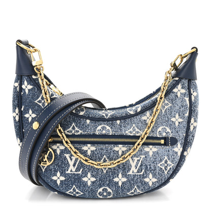 Louis Vuitton Monogram Jacquard Denim Loop Bleu 1 of 9