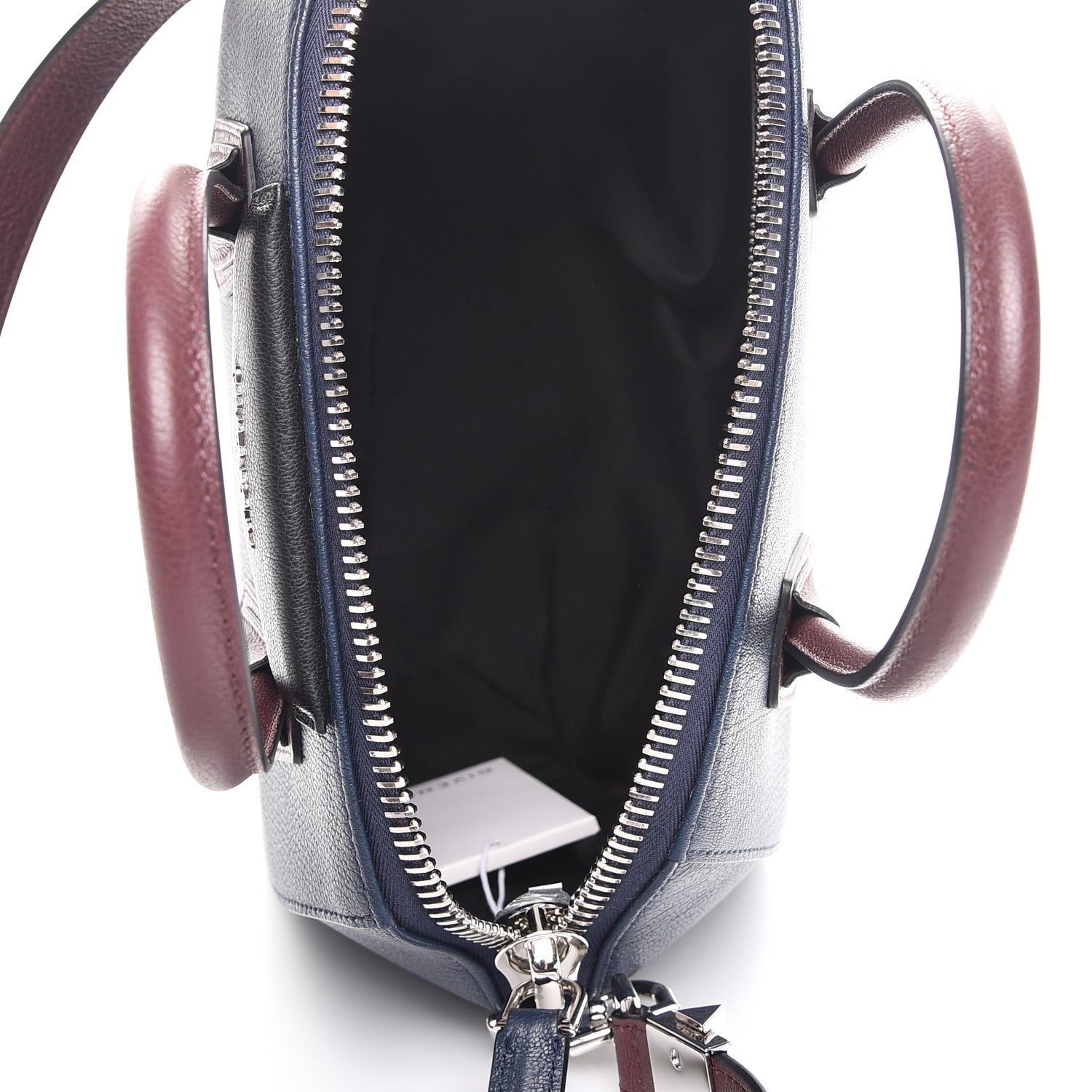 Givenchy Sugar Goatskin Tri-Color Small Antigona Navy Burgundy 6 of 13