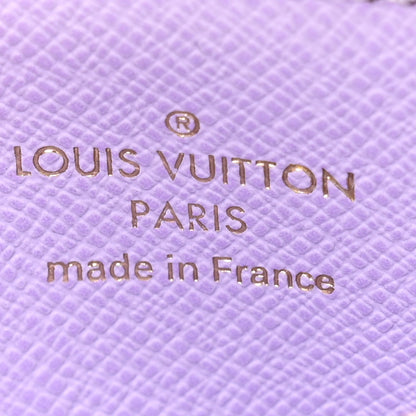 Louis Vuitton Monogram Zipped Romy Card Holder Bubble Tea 6 of 8