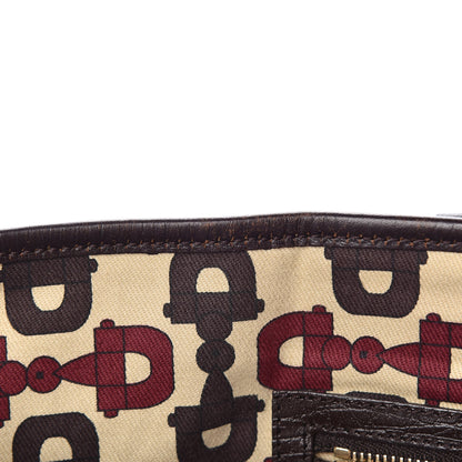 Gucci Monogram Large Jolicoeur Tote Brown 9 of 12