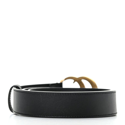 Gucci Calfskin Double G 30mm Belt 75 30 Black 2 of 4