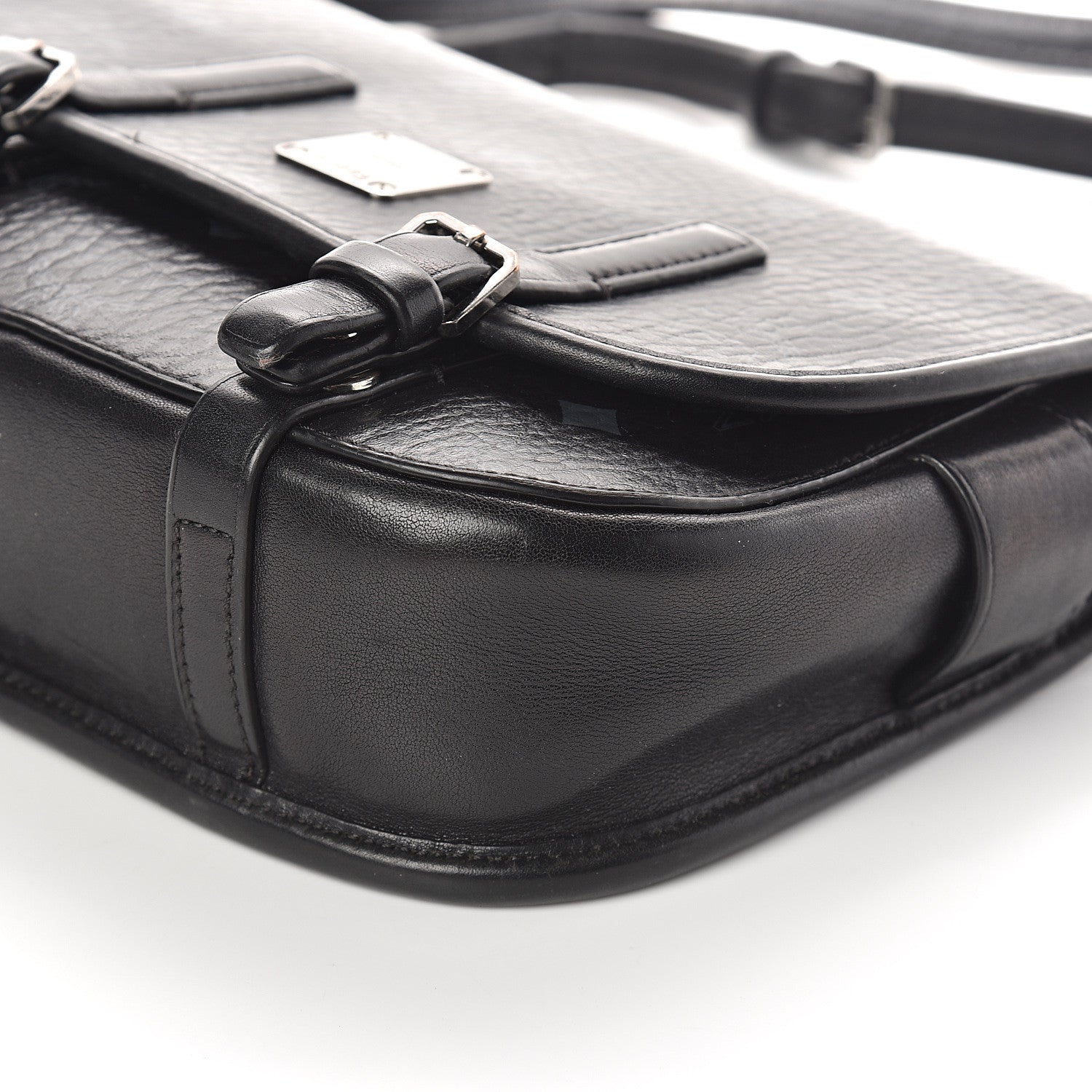 MCM Visetos Small Crossbody Flap Messenger Black 8 of 8