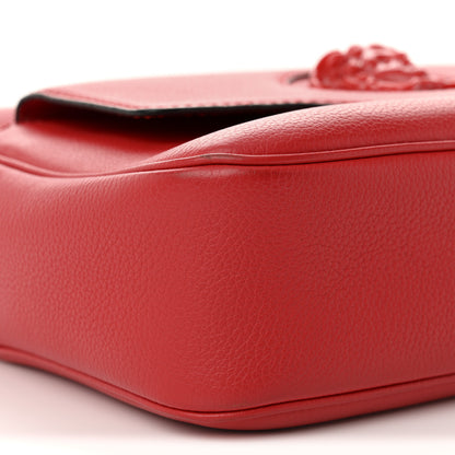 Versace Grained Calfskin Medusa Camera Bag Red 8 of 9