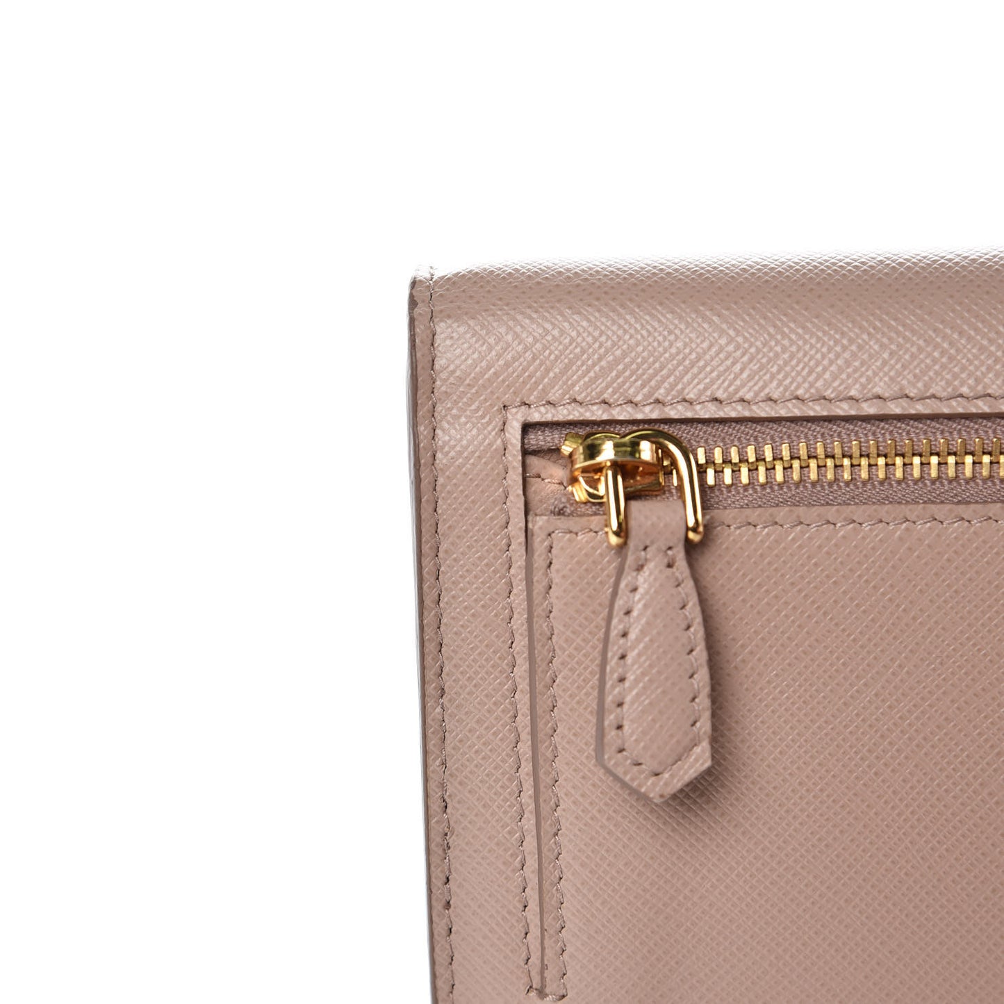 Saffiano Shine Monochrome Wallet Cipria