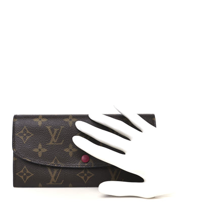 Louis Vuitton Monogram Emilie Wallet Fuchsia 2 of 8