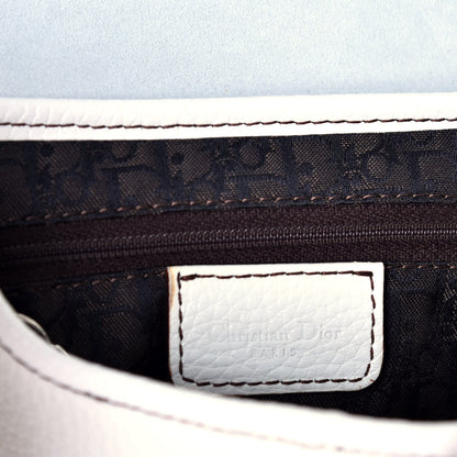 Christian Dior Calfskin Saddle Bag White 6 of 9