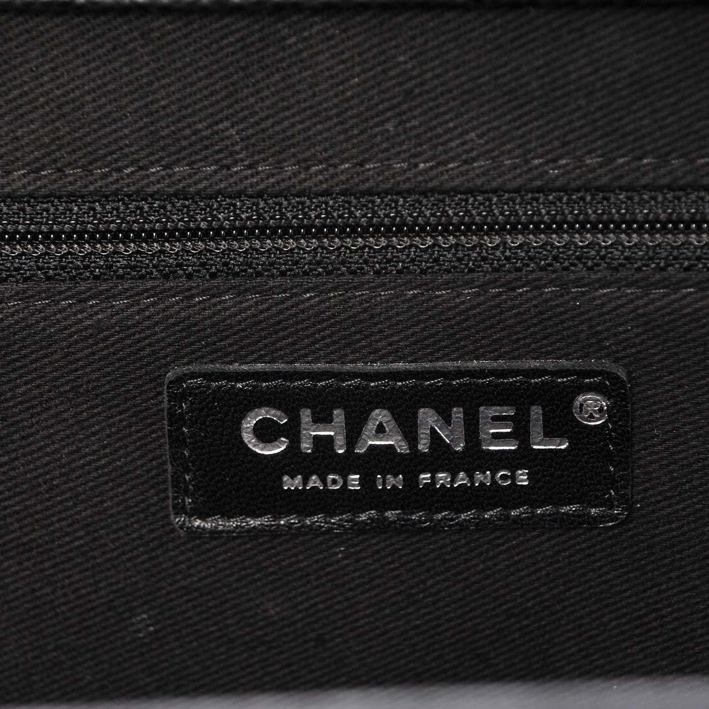 Caviar Quilted CC Large Clutch Black