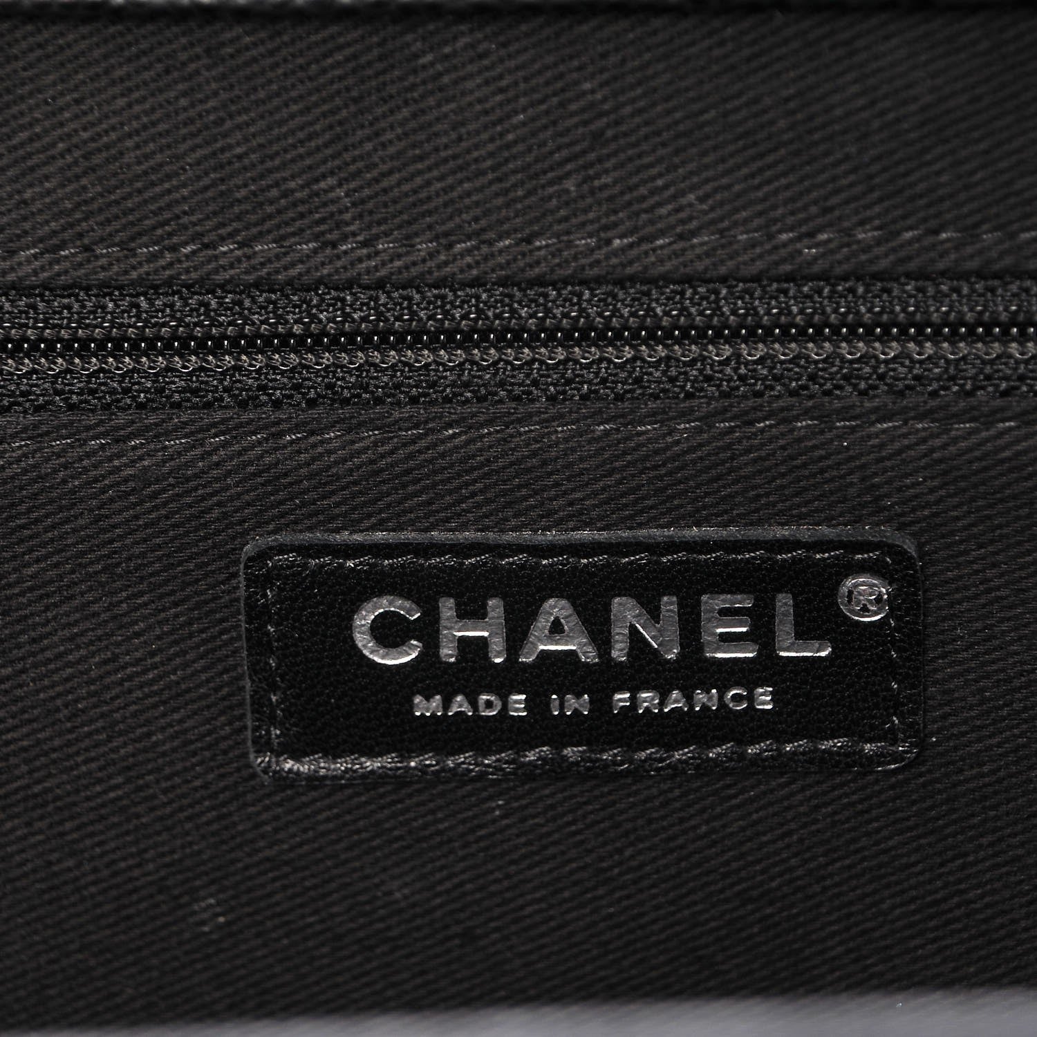Chanel Caviar Quilted CC Large Clutch Black 6 of 9