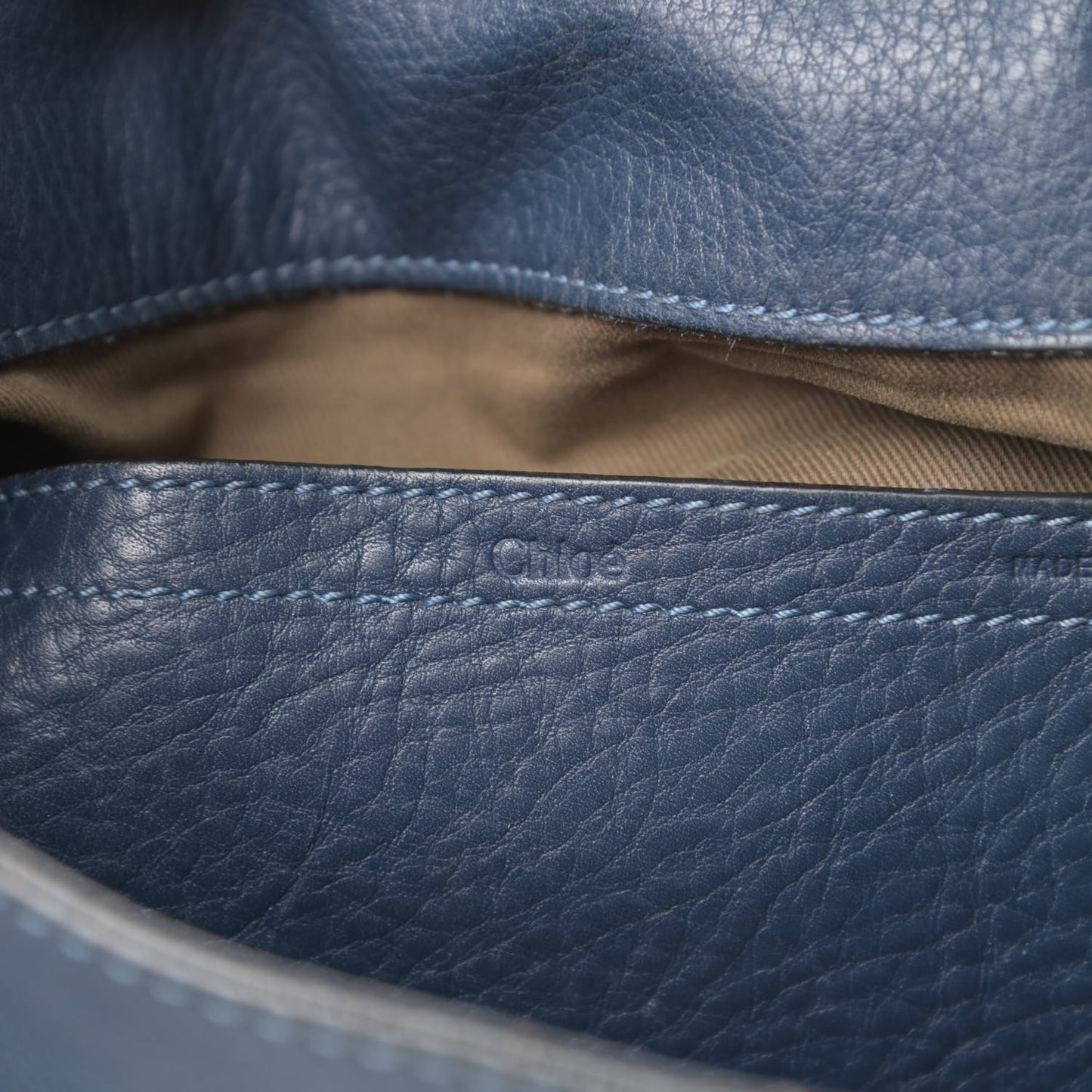 Calfskin Medium Marcie Round Crossbody Bag Navy